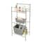 Bath Bliss Satin Nickel Bronze 3-Tier Storage Shelf